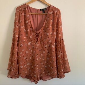 Violet Kay Floral Romper Size M